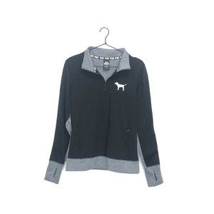 PINK VS 3/4th Zip Workout Long Sleeve Pullover S